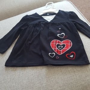 Black long sleeve top